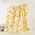 Custom Organic Muslin Swaddle Bamboo Cotton Fabric Blanket Muslim Baby Blankets